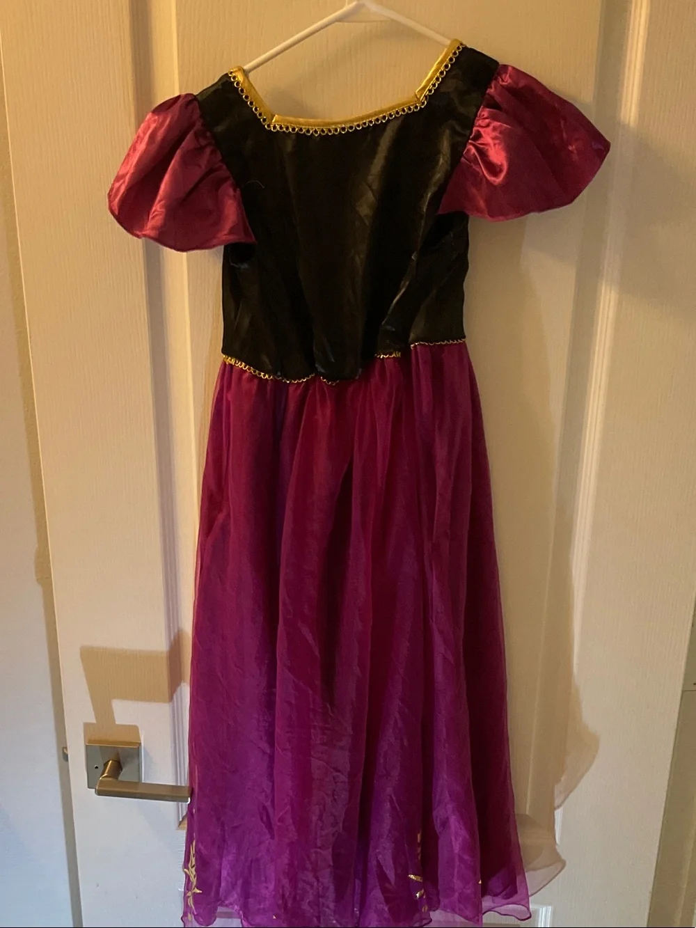 Disney Purple and Black Princess Dress with Gold Trim